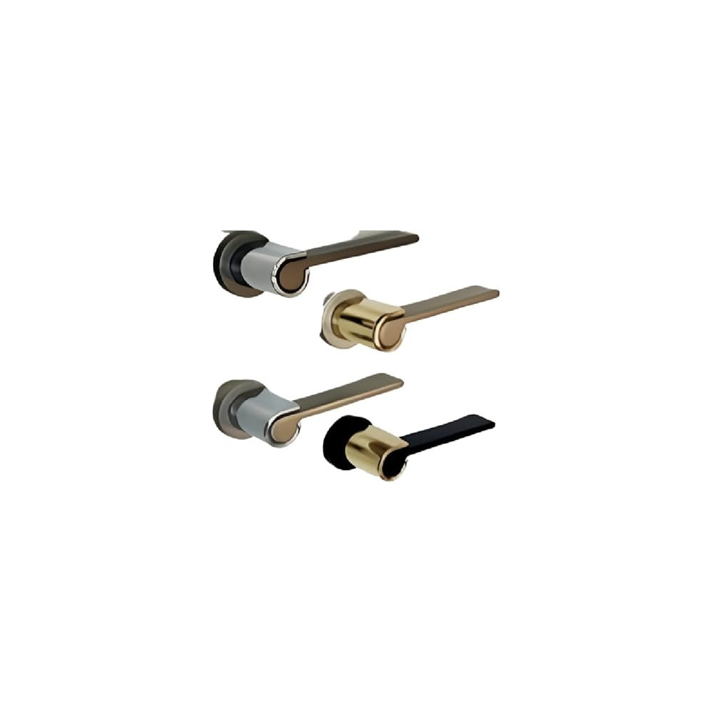 Abbas Ali Stylish And Modern Rosset Door Handle DED N09, Rose Gold