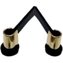 Abbas Ali Stylish And Modern Rosset Door Handle DED N09, Rose Gold