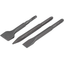 Abbas Ali Square SDS Plus Shank Chrome Steel Flat And Long Point Bit Concrete Chisel Set, 400mm
