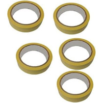 Abbas Ali Automotive Self Adhesive Masking Tape For Painting, Labelling, Packing, Craft, Art, Home, Office, School, 1 Inch, Pack Of 6