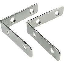 Abbas Ali GI Angle Bracket Right Angle Set Of 8pcs, 1 Inch