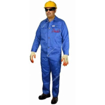 Abbas Ali Twill Cotton Safety Paint Shirt For Construction, Garage, Factories Etc With Helmet, Googles, Safety Jacket And Gloves, 4XL