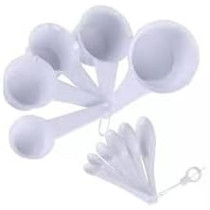Abbas Ali 10 Pieces Of Plastic Measuring Spoon Set