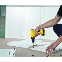 Stanley Cordless Drill Driver, 10.8V Li Ion, 2 Speed, Reversible, 10mm Chuck, x 1.5 Ah Batteries, With Kit Box, Yellow/Black, Scd121S2K-B5