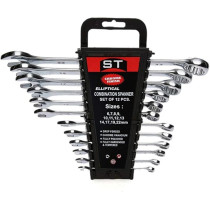 Abbas Ali CRV Combination Spanner, Set Of 12 Pcs