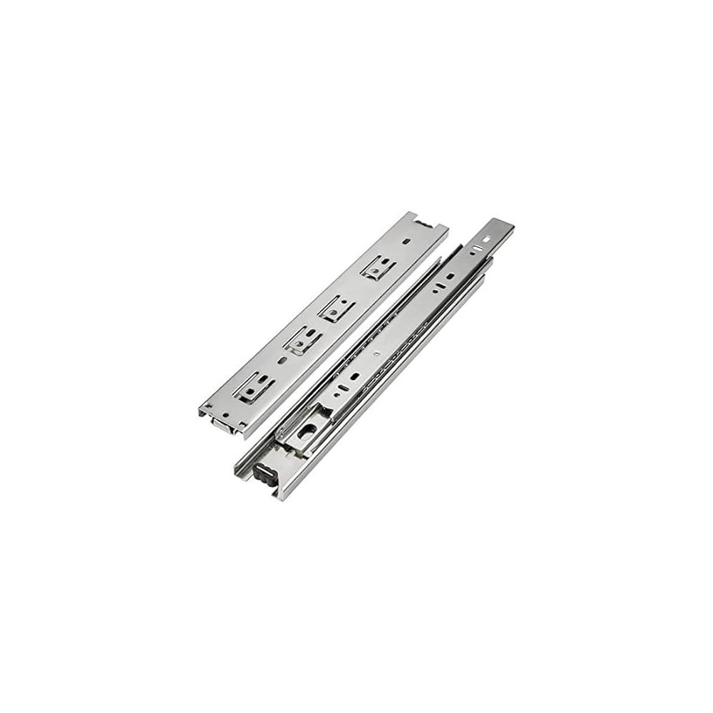 Abbas Ali Steel Ball Bearing Drawer Runner Cabinet Rail For Computer Table Clothing Cabinets, 14 Inch