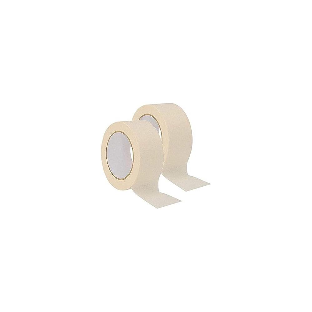 Abbas Ali Adhesive Masking Tape General Purpose Painter’s Tape Bulk For Painting, Labelling, Packing, Craft, Art, Home, Office, School, Pack Of 2