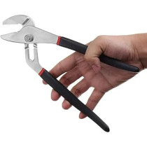 NB Multi-Function Hand Tool 10Inch Water Pump Plier Straight Curved Quick Release Lever