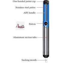Abbas Ali Professional Desoldering Pump Suction Tin Gun Soldering Sucker Pen Removal Vacuum Soldering Iron Desolder Welding Hand Tools