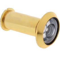 Abbas Ali 200 Degree Peep Hole Door Viewer With Heavy Duty Privacy Cover Home Security, Gold