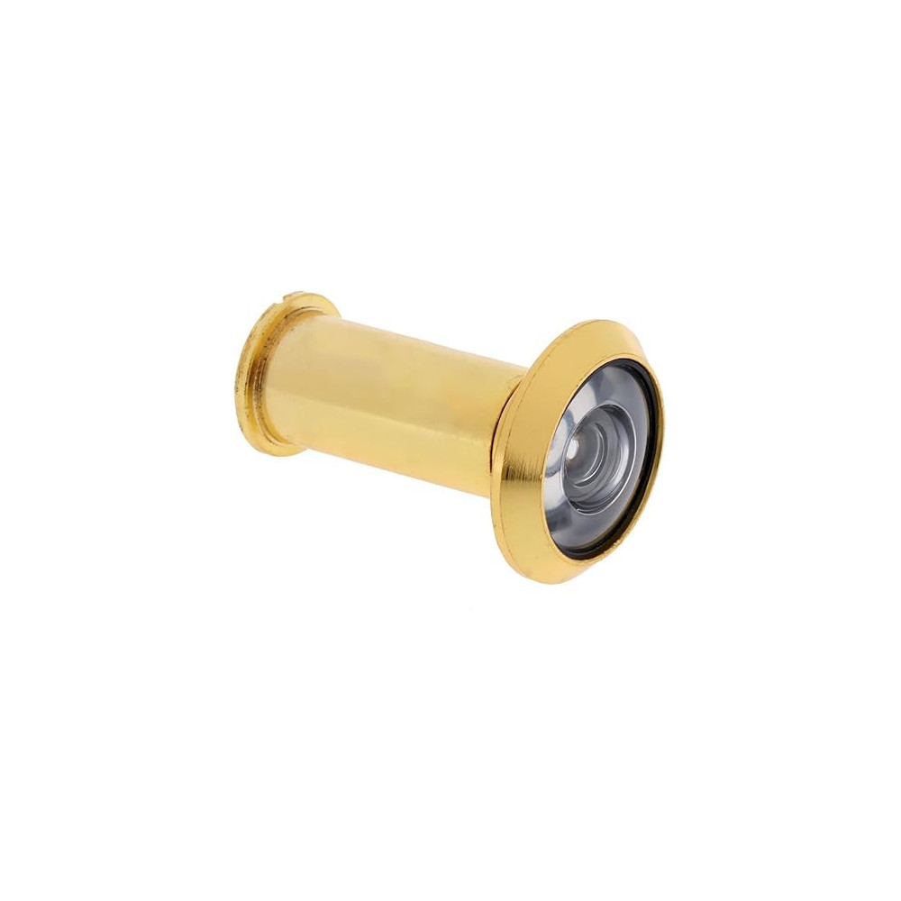 Abbas Ali 200 Degree Peep Hole Door Viewer With Heavy Duty Privacy Cover Home Security, Gold