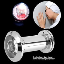 Abbas Ali 200 Degree Peep Hole Door Viewer With Heavy Duty Privacy Cover Home Security, Gold
