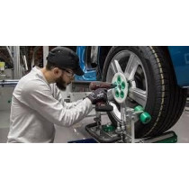 Abbas Ali Blue Dotted Double Sided Cotton Hand Gloves For Industrial And Indore, 24pcs