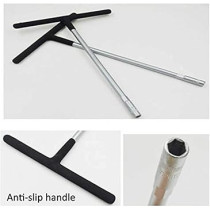 Abbas Ali Rubber Grip T-Spanner Handle, 14mm