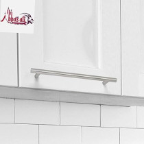 Abbas Ali Stainless Steel Kitchen Cabinet Drawer T-Bar Cabinet And Furniture Pull Cabinet Door Handles And 15.5 X Hole Size 9.6 Cm, Pack Of 5