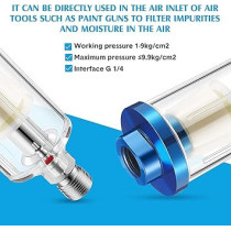 Abbas Ali Mini Air Oil Water Separator Filter For Compressor Spray Paint Tool