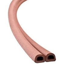 Abbas Ali Weather Rubber Seal Weather Strip Foam Tape 10 Meter- D -Shaped Epdm Foam Seal, Door Window Anti-Collision Self-Adhesive Rubber High Strength Tape System, Soundproofing Draft Stopper