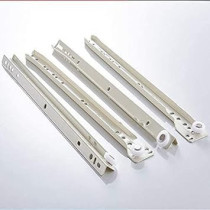 Abbas Ali Cabinet Rails Drawer Track Slides For Computer Table Clothing Cabinets With Wheels White Colour (20Inch)