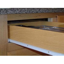 Abbas Ali Cabinet Rails Drawer Track Slides For Computer Table Clothing Cabinets With Wheels White Colour (20Inch)