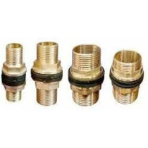 Abbas Ali Solid Brass Bulkhead Tank Fitting Brf 68-75A, 3Inch
