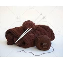 Abbas Ali Aluminum Knitting Needle No 5 Single Sided For Making Woolen Artefacts, Sweaters, Muflers, Caps, Grey