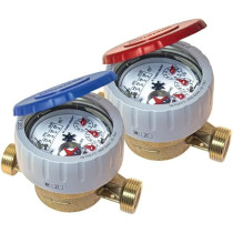 Abbas Ali 2/4 Inch Water Meter with Brass Cover DN20, Reliable and Durable Water Flow Measurement