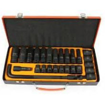 Abbas Ali Black Impact Socket 1/2 Inch Dr 27 Pieces Set