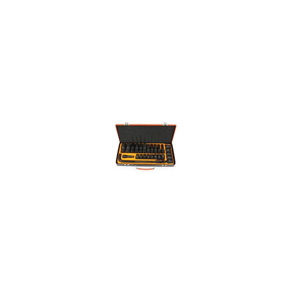 Abbas Ali Black Impact Socket 1/2 Inch Dr 27 Pieces Set