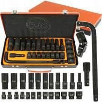 Abbas Ali Black Impact Socket 1/2 Inch Dr 27 Pieces Set