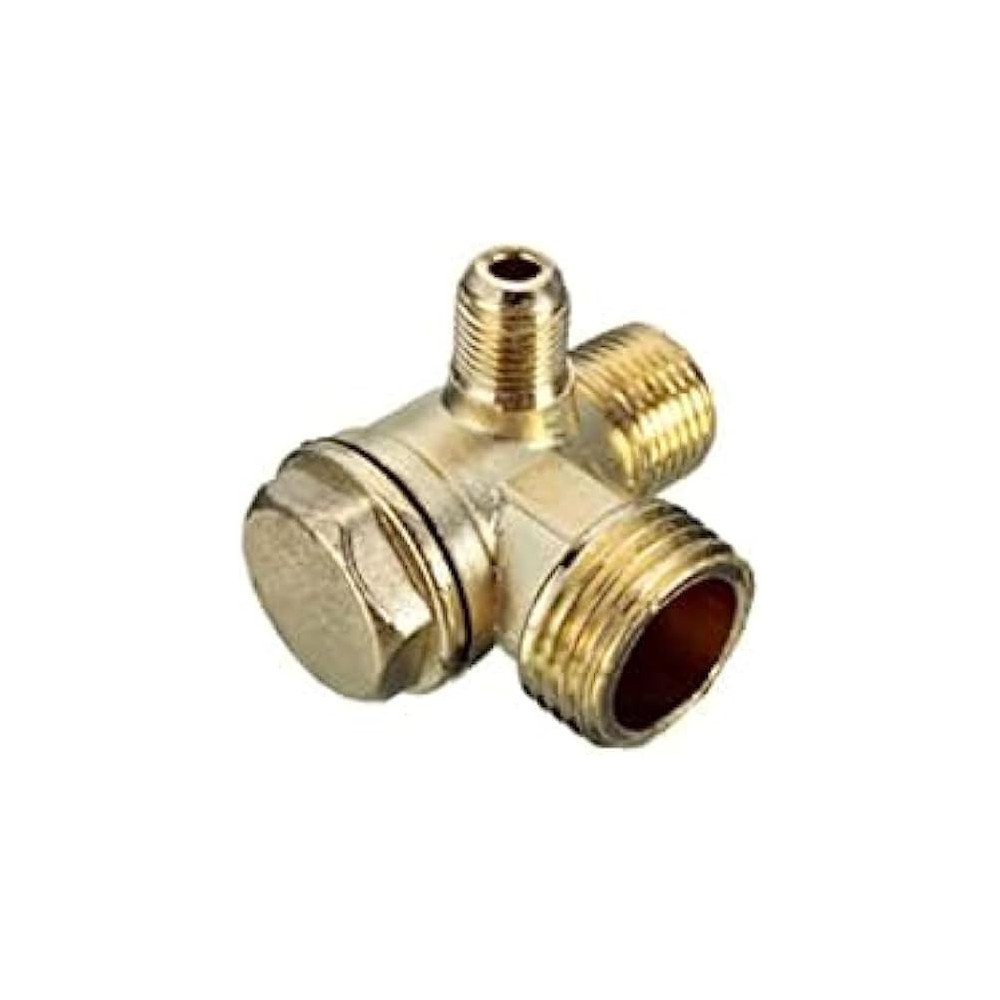 Abbas Ali Non-Return Valve Oil Free Air Compressor Zinc 1/4 Inch x 3/8 Inch