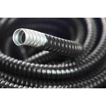 Abbas Ali Pvc Coated Galvanized Steel Flexible Conduit Black For Protection Of Cable And Wire In Tunnels, Hospitals, High-Rise Office Blocks And Public Buildings, Underground Etc. (25Mm X 10 Meter)