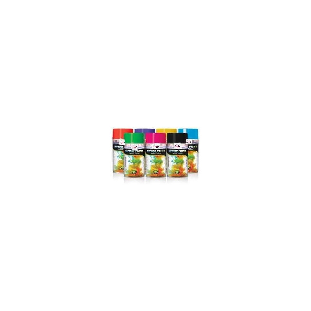 Abbas Ali 400ml Spray Paint For External And Internal Uses 2 Pcs Pack, Black