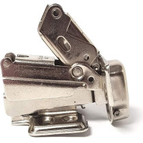 Abbas Ali 180 Degree Angle Heavy Duty Adjustable Stainless Steel Cabinet Door Concealed Cabinet Hinge Full Overlay Half Overlay Inset Hinges (2 Pair, Half Overlay)