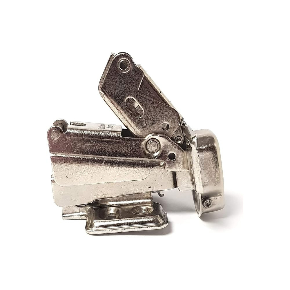 Abbas Ali 180 Degree Angle Heavy Duty Adjustable Stainless Steel Cabinet Door Concealed Cabinet Hinge Full Overlay Half Overlay Inset Hinges (2 Pair, Half Overlay)
