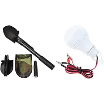 Abbas Ali Bbq Complete Kit With Grill, Brushes, Lighter, Led Lamp, Folding Showel, Bbq Stick, Charcoal And Hand Grill