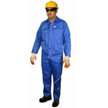 Abbas Ali Twill Cotton Blue Paint And Shirt, 2XL