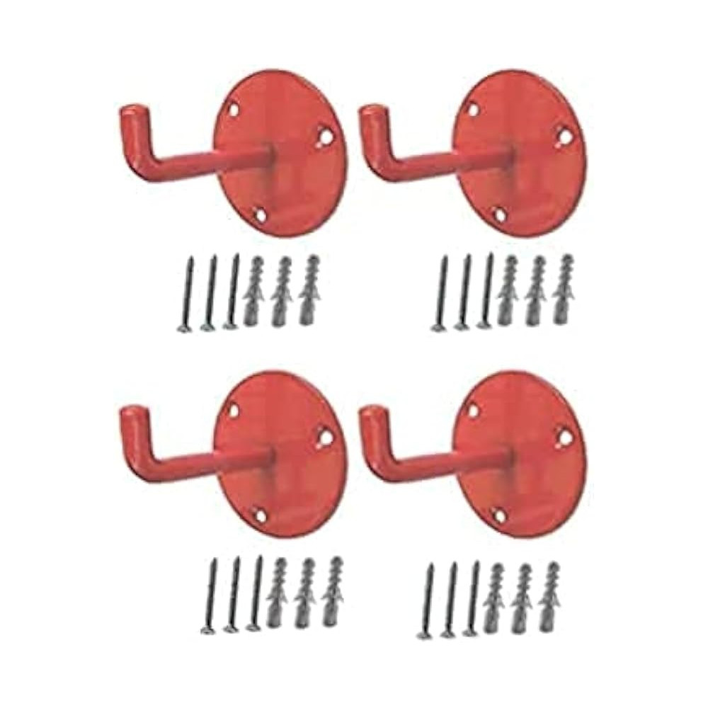 Abbas Ali Fire Extinguisher Hook Mount Extinguisher Bracket Wall Hanging Clip Red Color, 4