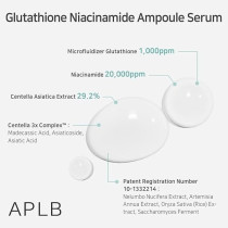 APLB Glutathione Niacinamide Ampoule Serum, 40 ml