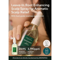Aromatica Rosemary Root Enhancer, Scalp Serum with Rosemary Oil For Hair Growth, 100ml