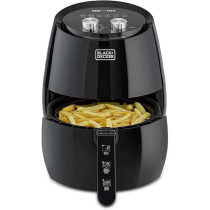 Black+Decker 4.5L Rapid Air Convection Manual Aerofry Airfryer, Black - AF350-B5