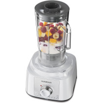 Kenwood Food Processor 1000W Multi-Functional With 3L Bowl, 2 Stainless Steel Disks, Blender, Grinder Mill, Whisk, Dough Maker FDP65 400Wh, White