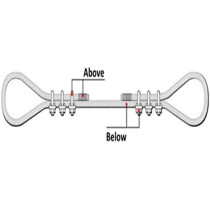 Abbasali Wire Rope Cable Clip, Clamp U Bolt Saddle Fastener, 8mm