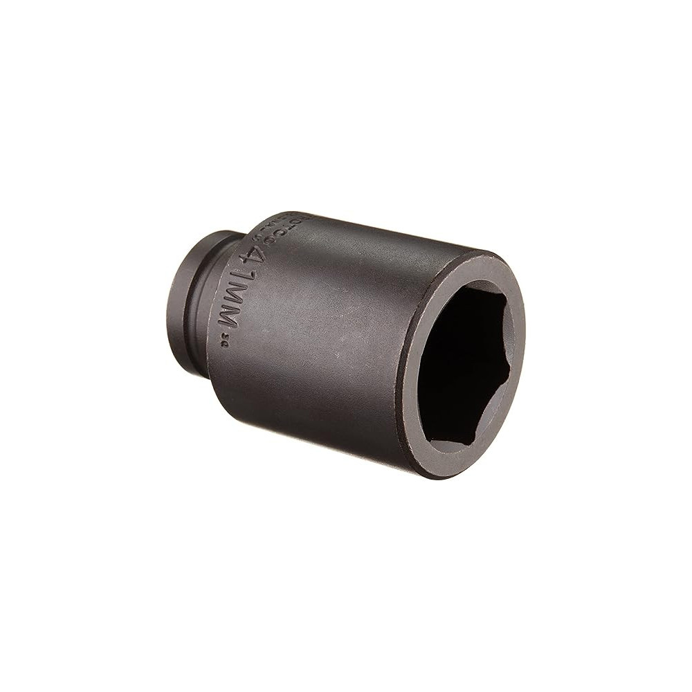 Abbasali Black Impact Deep Socket 3/4 Inch, Pack Of 12 PT, 41mm