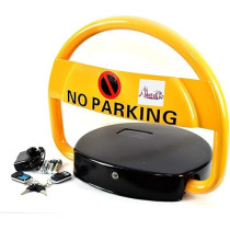 Abbasali Automatic Remote Control Parking Lock, Private Car Parking Latch, Charged By Power Cable And Solar Panel