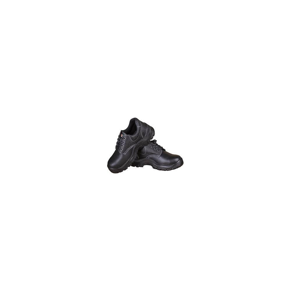 Abbasali Steel Toe Light Weight Safety Shoes For Men, Slip Resistant, Comfortable And Antistatic Shoes For Construction, Cleaning, Industries, Warehouses With 2 Pair Socks And Gloves, 42 EU