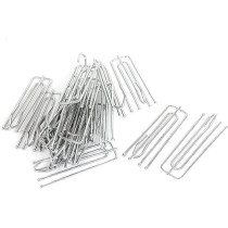 Abbasali Curtain Hooks Window Treatment 4 Prongs Pinch Pleat Drapes 100 Pcs