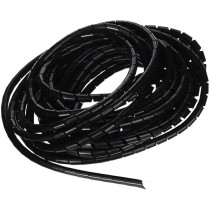 Abbasali 6mm Spiral Wire Wrap Tube For Computer, Car Cable Wire Cover Sleeve, 5 Mtr Length