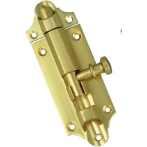 Abbasali Aluminium Fancy Tower Bolt, Black