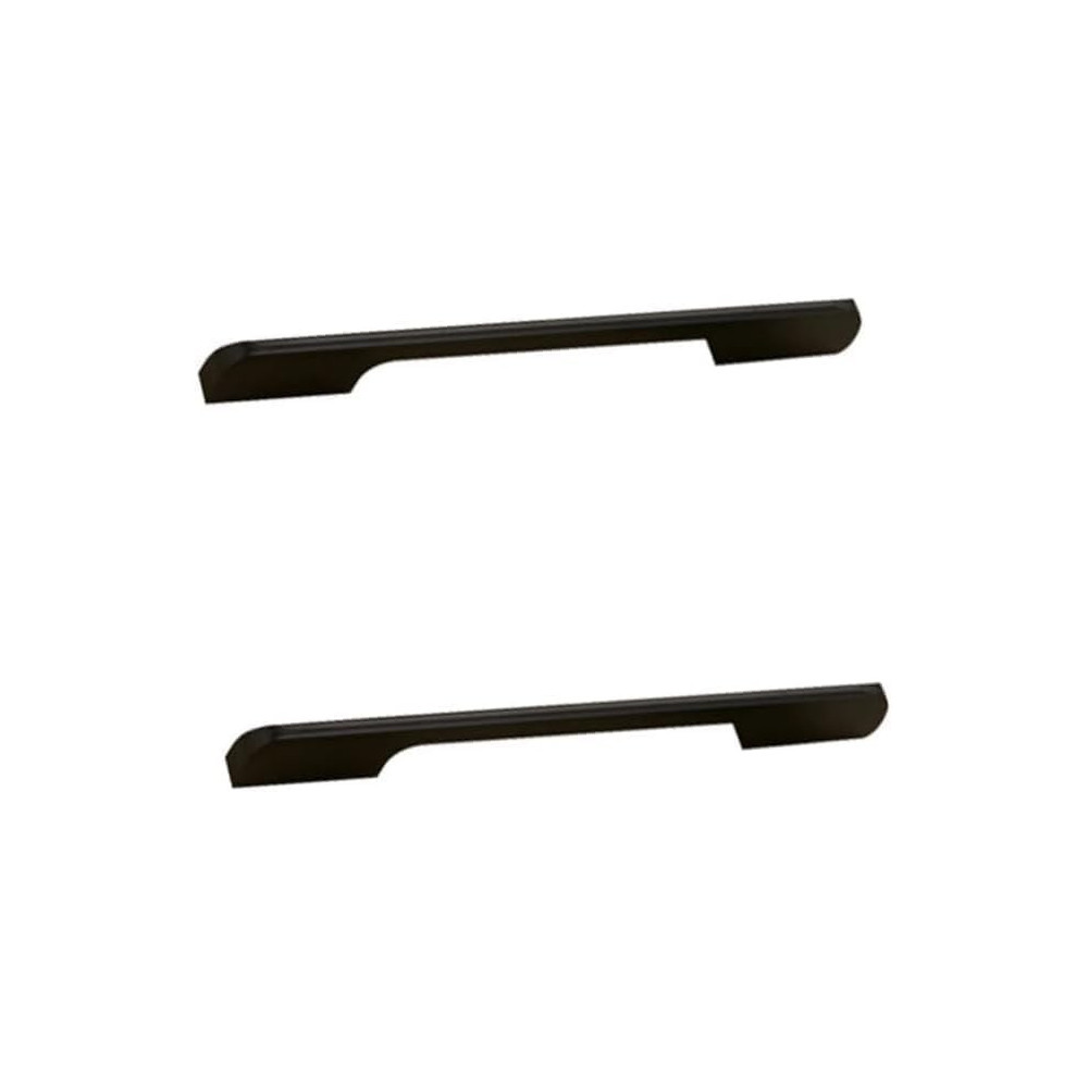 Abbasali 2 Pcs Zinc Handle For Kitchen And Office Drawer, Cabinet, Door, Wardrobe Furniture Handle, Black, 96mm
