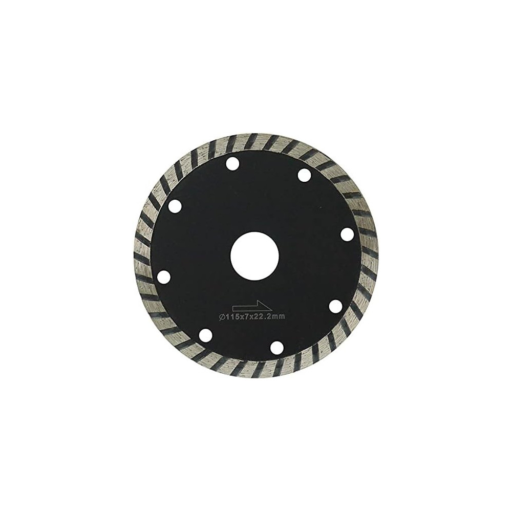 Abbasali Turbo Diamond Blade For Marble Tile And Granite And Stone Cutting, 7 Inch